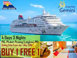 .cruise lines' ongoing initiative to offer a variety of cruise products for guests around the region, the cruise ship will sail from malaysia beginning 5 november 2018 to 28 april 2019. Vacation Hub Superstar Gemini Buy 1 Free 1 Facebook