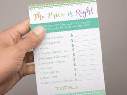Maybe you would like to learn more about one of these? The Easiest Price Is Right Baby Shower Game Template Tulamama