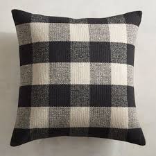 it s timeless with a twist the traditional buffalo check pattern gets a fresh makeover with a heathe buffalo check pillows black pillows buffalo plaid pillows