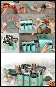 In our review we have 15 ways to create cute decorative useful pieces for your home or as a gift, using ordinary items around the house. Diy 15 Handmade Decoration Pieces Made From Old Waste Items Odd Diy Silverware Fun Diy Crafts Rustic Diy