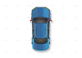 Car Top View Vector Car Top View Top View Car