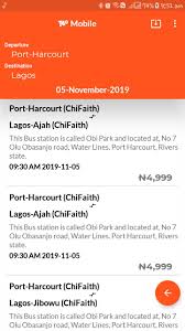 Distance between lagos and port harcourt is 442 kilometers (274 miles) in nigeria. T40 Mobile Book Bus Tickets In Nigeria For Android Apk Download