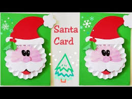 Demonstrator at www.pattystamps.com brings you craft and card making tips, rubber stamping tips, tricks, ideas, and techniques with stampin' up! How To Make Christmas Card Diy Easy Santa Card Santa Claus Greeting Card Christmas Card Idea For Kid Youtube Cards Diy Easy Diy Christmas Cards Santa Card