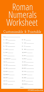 Roman Numerals Worksheet Integers Worksheet Absolute Value Worksheets
