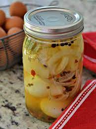 Reduce heat and simmer for 5 minutes. Grandmas Pickled Eggs A Quick And Easy Family Tradition