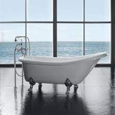 The single slipper and double slipper. Clawfoot Tubs Freestanding Tubs The Home Depot