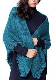 Free Knitting Pattern For Lacy Edged Shawl Scarf Knitting Patterns Shawl Knitting Patterns Knitting Patterns Free Scarf