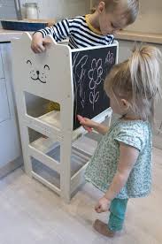 Standing Tower For Toddler White Little Tower Kitchen Etsy Learning Tower Kitchen Helper Toddler