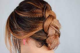 haare kreppen einfache flechtfrisur mit ghd swanted magazine geflochtene frisuren frisuren flechtfrisuren