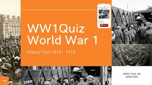 These trivia questions and answers are all about knowing new stuff about different things in an entertaining way. Ww1 First World War Quiz For Android Apk Download