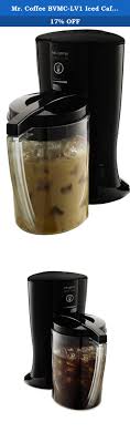 Mr Coffee Bvmc Lv1 Iced Cafe Iced Coffee Maker Black Mr Coffee Iced Cafe Brews Gourmet Iced Coffee In One Simple Touc Iced Coffee Maker Coffee Maker Coffee