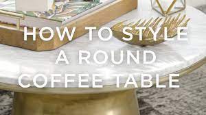 I have lots of pretty things that i want to show off. How To Style A Round Coffee Table Youtube