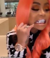 Johnson & wales university at north miami. Blac Chyna Shows Off Her Dazzling Grillz On Instagram And Plugs Saucy Crystal Lingerie Daily Mail Online