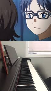 Claire De Lune by Claude Debussy. I absolutely love this piece and I play  this all the time. This scene is soo sad🥺 #yourlieinapril#sad#piano#tsubaki