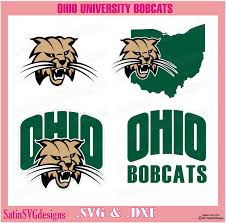Download Ohio University Bobcats Set College Design Svg Files Cricut Silhouette Studio Digital Cut Files