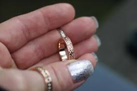 2020 popular 1 trends in jewelry & accessories with ring female rose gold wedding band and 1. Hand Engraved 14k Rose Gold Vintage 4 Mm Milgrain Bridal Wedding Band Ring 4 5 Ebay