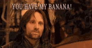 To share out the gifs click on the gif and use the share tools. Lord Of The Rings Banana Gif Lordoftherings Banana Discover Share Gifs