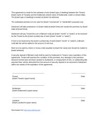 A tenancy agreement also usually includes who is responsible for maintaining the property and who is. How To Write A Sublease Contract 12 Steps With Pictures