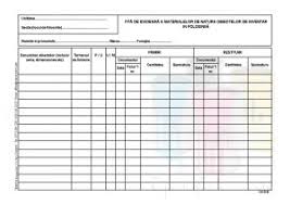 Fisa De Evidenta A Obiectelor De Inventar In Folosinta