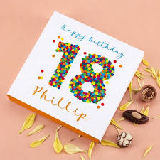Pralinen Zum 18 Geburtstag Text Und Name