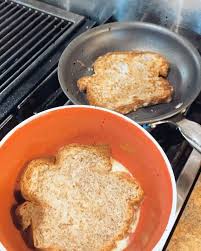 Dip both sides of the bread in the milk mixture and place it on the pan. Pin On Recipes
