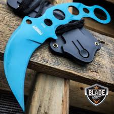 Canivete Faca Tática Militar Karambit Smith Wesson Tactical Blue Combat Karambit Neck Knife Survival Hunting Bowie Fixed Blade Megaknife Survival Knife Karambit Neck Knife