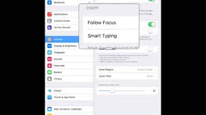How To Enable And Disable Zoom For Ipad Youtube