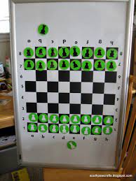 Chess Demo Board Diy Vinyl And Magnetic White Board Diy Vinyl Magnetic White Board Diy Magnets