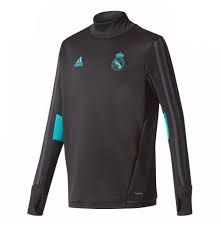 Shop real madrid's us official online mens training kits collection including training jerseys and apparel for men. Buy Official 2017 2018 Real Madrid Adidas Training Top Black Kids