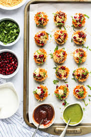 Read my best vegetarian spinach recipes collection here. Easy Aloo Chaat Recipe Using Phyllo Cups Ministry Of Curry