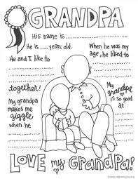 Astonishing christian father day coloring pages with happy fathers. Free Printable Grandparents Day Coloring Pages