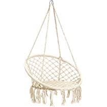 Take it home and enjoy your leisure time with our hanging suitable for indoor use: Cctro Hammock Chair Macrame Swing Boho Style Rattan Chair Hanging Macrame Hammock Swing Chairs For Indoor Outdoor Home Patio Porch Yard Garden Deck 265 Pound Capacity C Beige Amazon Ae Patio Lawn Garden