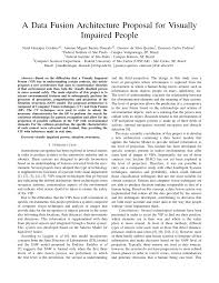 The department said it was aware of the proposal and was in discussions with unions to see how it will not be a reasonable proposal to make because the department is already in financial problems. Pdf A Data Fusion Architecture Proposal For Visually Impaired People