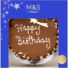 Why choose this cake for your baby's special day? M S Extremely Chocolatey Birthday Cake Ocado