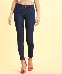 Kraus Jeans Skinny Women Dark Blue Jeans