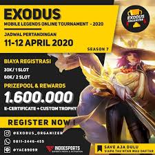 Poster dipercaya lebih efektif untuk membuat calon pelanggan mengingat brand mereka. Turnamen Mobile Legends Exodus Season 7