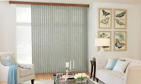 Our vertical blind collection includes blinds made from fabric, vinyl, aluminum, and wood luxaflex vertical blinds are a practical and stylish window covering soloution for humid rooms like bathroom. Shoreline Gray Cliff Fabric Vertical Blinds Vertical Blinds From Bali Shades And Blinds