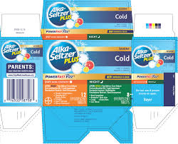 Alka seltzer plus night and ibuprofen. Alksa Seltzer Plus Severe Cold Powerfast Fizz Day And Night Effervescent Tablets Ui 1614458 1614460