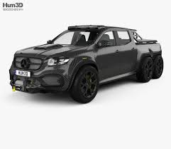 3d Model Of Mercedes Benz X Class Carlex Exy Monster X 6x6 2019 Mercedes Benz Benz Mercedes
