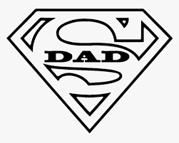 Kids are very fond of superhero coloring sheets. Superdad Superman Logo Coloring Sheet Hd Png Download Transparent Png Image Pngitem
