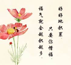 好好地积累 只要你惜福 福气就会越积越多 home decor decals home decor decor