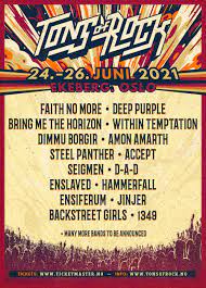 Juni 2022 skal vi arrangere den største festivalen i norge noensinne! Tons Of Rock Festival 2022 In Ekeberg No Guide Tickets Festivalsunited Com