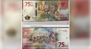 Pemerintah dan bank indonesia telah meresmikan pengeluaran dan pengedaran uang peringatan kemerdekaan 75. Uang Baru Rp 75 Ribu Bikin Heboh Ini Dia Bocah Yang Ada Dalam Gambarnya
