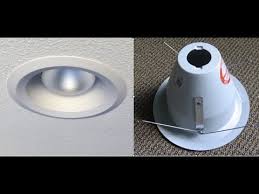 Can Light Baffle Removal Installation Trim Housing Youtube