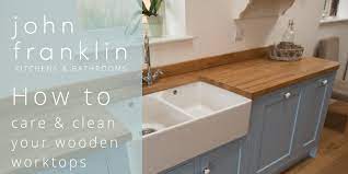 Light grey kitchen with wood worktop ukeg cleaning. How To Care And Clean Your Wooden Worktops John Franklin Kitchens