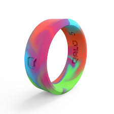 Unisex Modern Tie Dye Silicone Ring In 2019 Silicone Rings