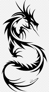 4 star dragon ball tattoo black and white. Black Dragon Illustration Sleeve Tattoo Tribe Nautical Star Dragon Dragon Ink Dragon Png Pngegg