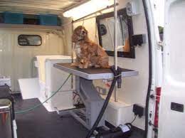 Mobile Dog Grooming Vans Start Your Own Business Dog Grooming Puppy Grooming Cleaning Dogs Ears