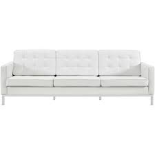 Strong durable support provied by stylishly accented legs.this modern sectional sofa will definitely be the most comfortable. The Uniqueness Of A White Leather Sofa Topsdecor Com