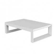 Cobra inox de cattelan est une table de salon à plateaux pivotants en verre et pied en essence bois ou bois laqué. Table Basse Frame 120 Cm Vondom Blanc Laque Cerise Sur La Deco